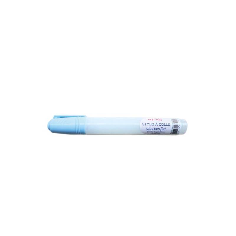 Stylo colle Kesi' art Glue Pen flat - Pointe large biseautée (allongée) 5mm  - Cartoscrap