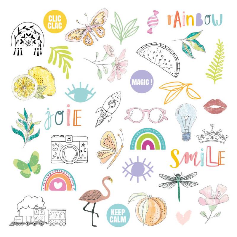 Die Cuts Calques - Rainbow - Les Ateliers de Karine