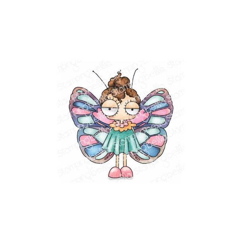 Tampons Cling - Stampingbella - Butterfly Girl - Mini Oddball