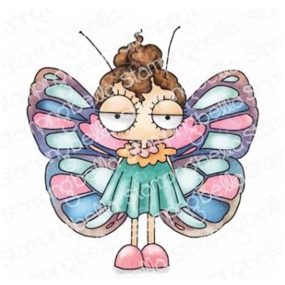 Tampons Cling - Stampingbella - Butterfly Girl - Mini Oddball