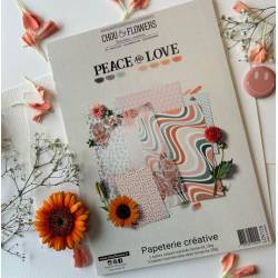 Papeterie créative - Peace & Love - Chou & Flowers