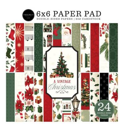 Pack papier - Carta Bella - 15x15cm - A vintage Christmas