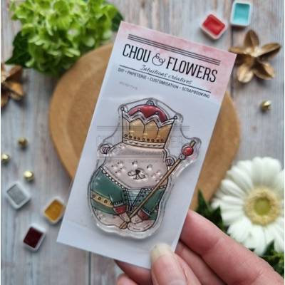 Tampons Clear - Doudou Nutcracker - It's tea time - Chou & Flowers