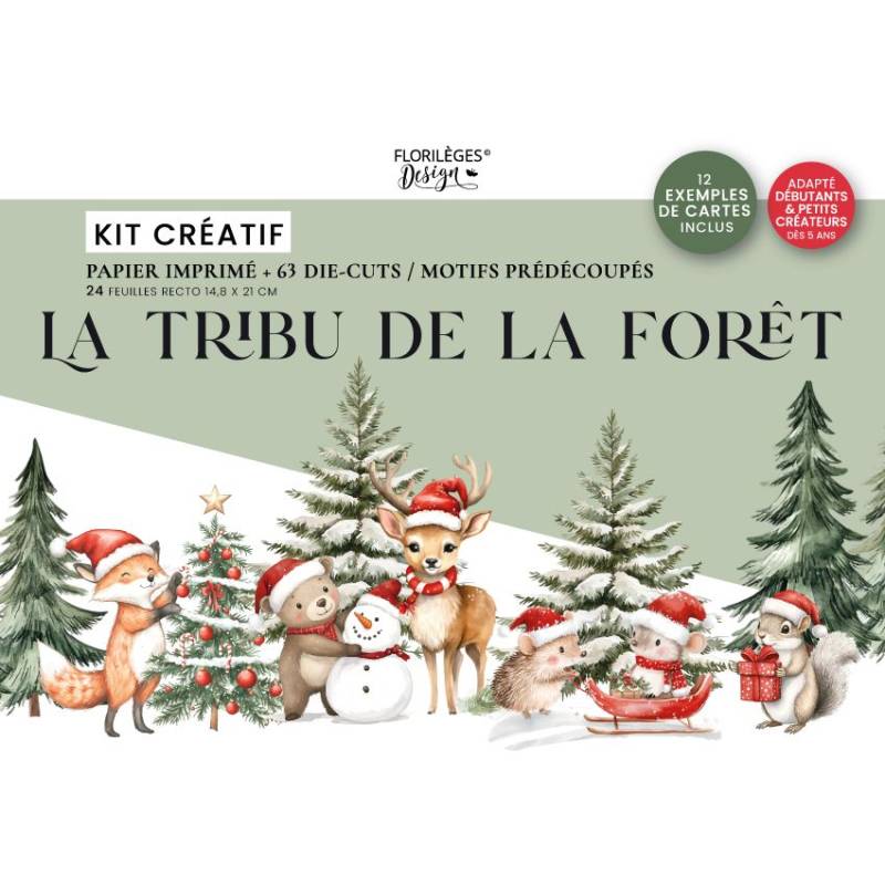 Kit créatif 15x20 LA TRIBU DE LA FORÊT