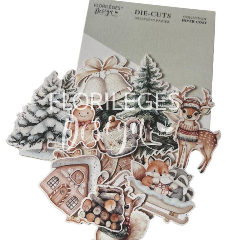 Die Cuts - Hiver Cozy - Mon Noël Magique - Florilèges Design 