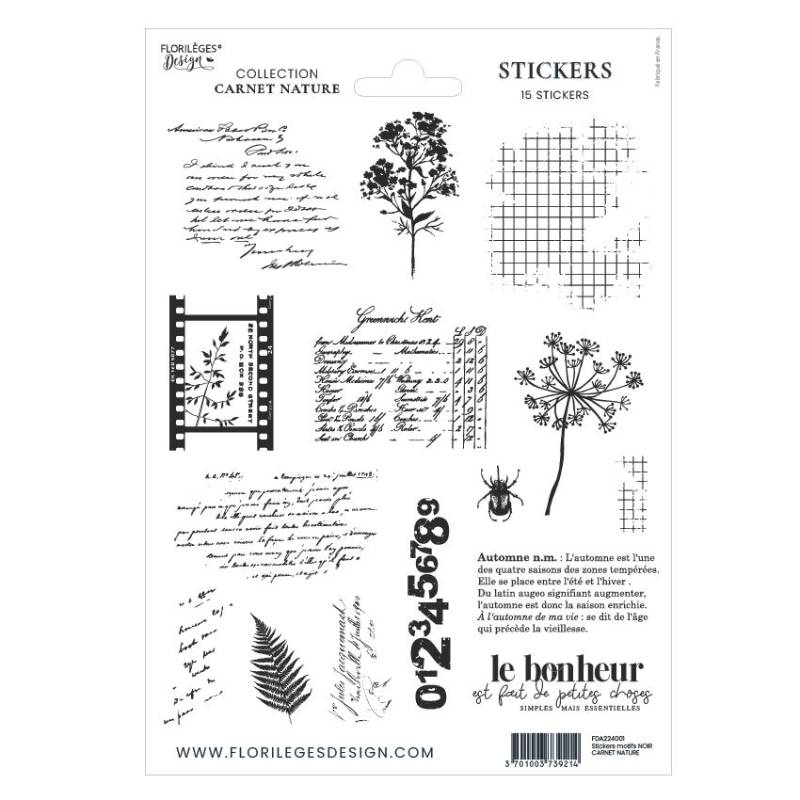 Stickers transparents - Mon Noël Magique - Florilèges Design Carnet Nature